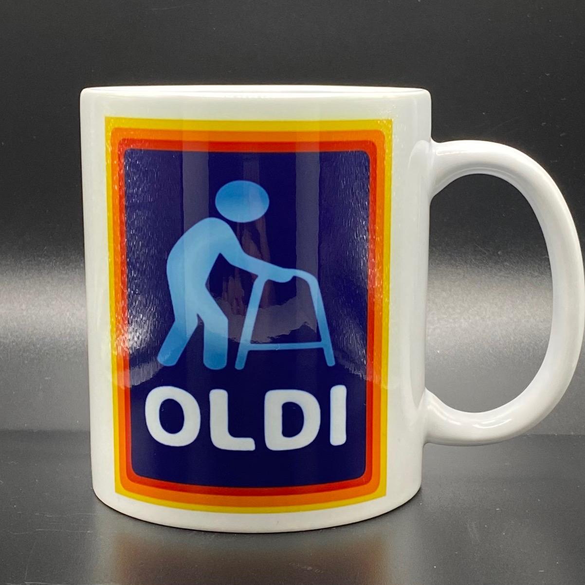 Oldi mug, secret Santa, Christmas, grandparents,