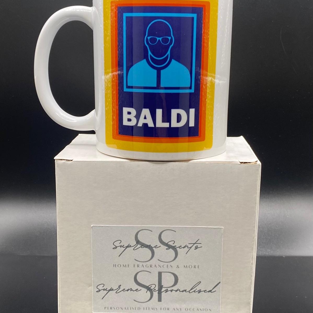 Baldi mug, secret Santa gift,present,dad,brother,grandad,uncle