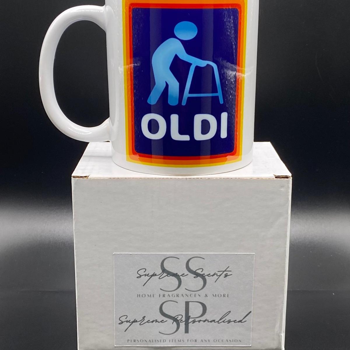 Oldi mug, secret Santa, Christmas, grandparents,