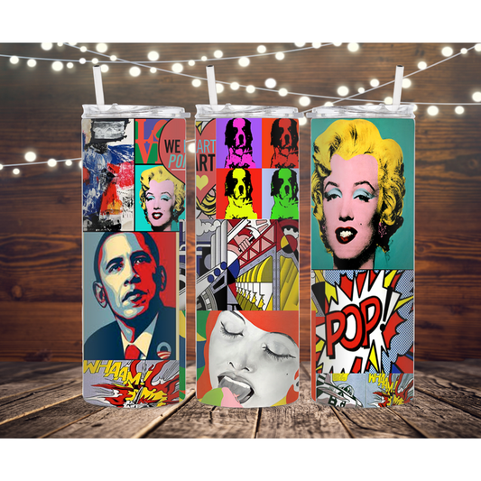 POP ART 1 DESIGN 20 OZ TUMBLER