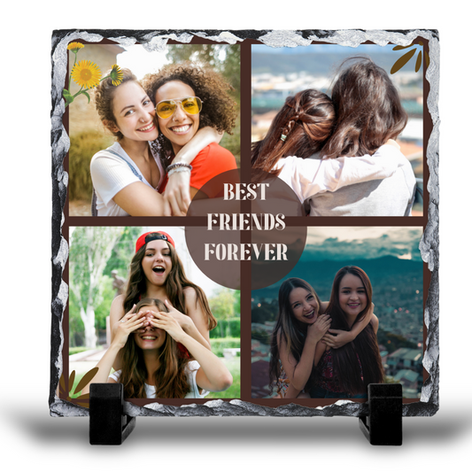 FRIEND PERSONALISED 20X20CM PHOTO SLATE GLOSS FINISH